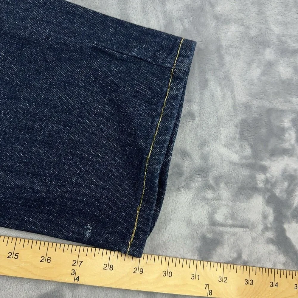Levi's 513 Jeans Mens Size 33x30 Blue Slim Straight 5 Pocket Denim Dark Wash